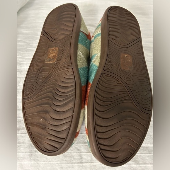 REEF COAST COZY MEN’S STRIPED TOWEL CASUAL SLIP ON SHOES SIZE 8 - Picture 8 of 8